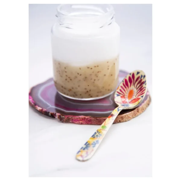 Iogurte de Coco e Abacaxi